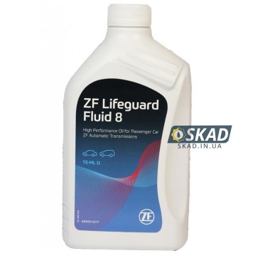 Трансмиссионное масло ZF Lifeguard Fluid 8, 1 л. S671.090.312
