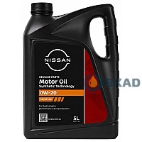 Nissan Motor Oil 0W-20, 5L