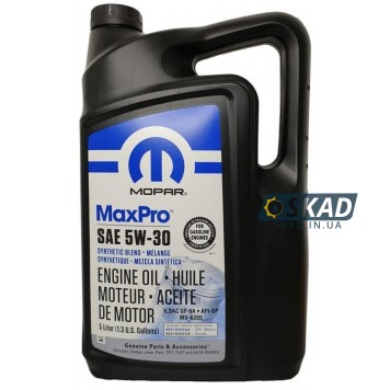 Моторна олива Mopar MaxPro 5W-30, 5 л. 68518205AA