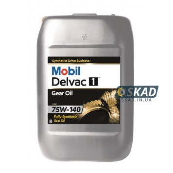 Трансмісійна олива Mobil Delvac Synthetic Gear Oil 75W-140 20л 121