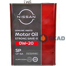 Nissan SP Strong Save X 0W-20 (Japan), 4L