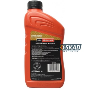 Моторна олива Ford Motorcraft Full Synthetic Motor Oil 5W-30, 946 мл. XO5W30-Q1FS-1