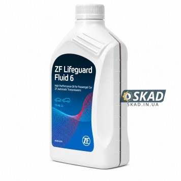 Трансмиссионное масло ZF Lifeguard Fluid 6, 1 л. S671.090.255-1