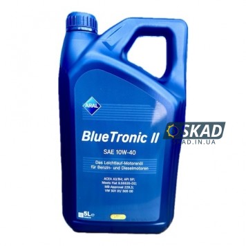 Моторна олива Aral BlueTronic II 10W-40, 5 л. 15F471
