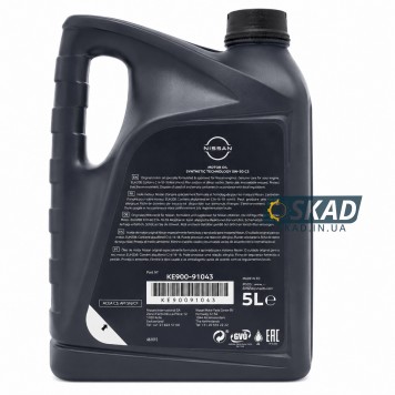 Моторное масло Nissan Motor Oil ST C3 5W-30, 5 л. KE90091043-1