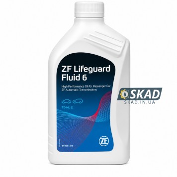 Трансмиссионное масло ZF Lifeguard Fluid 6, 1 л. S671.090.255
