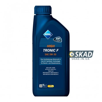 Моторна олива Aral HighTronic F 5W-30, 1 л. 1552A0