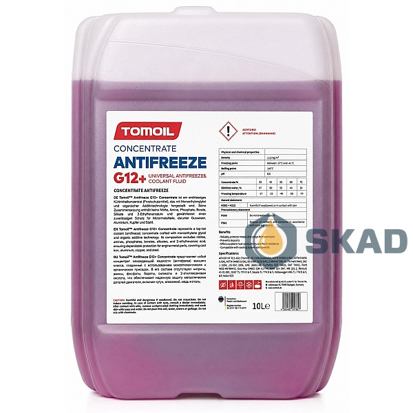 Tomoil G12+ Universal, 10л, концентрат sng-g12cr10
