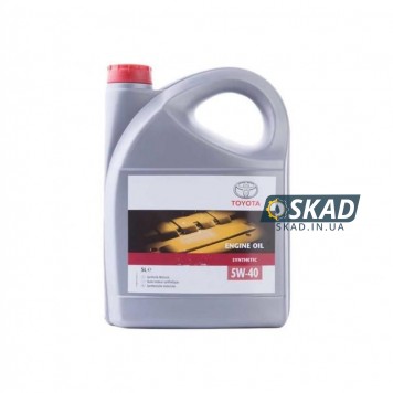 Моторное масло Toyota Engine Oil 5W-40, 5 л. 08880-80835