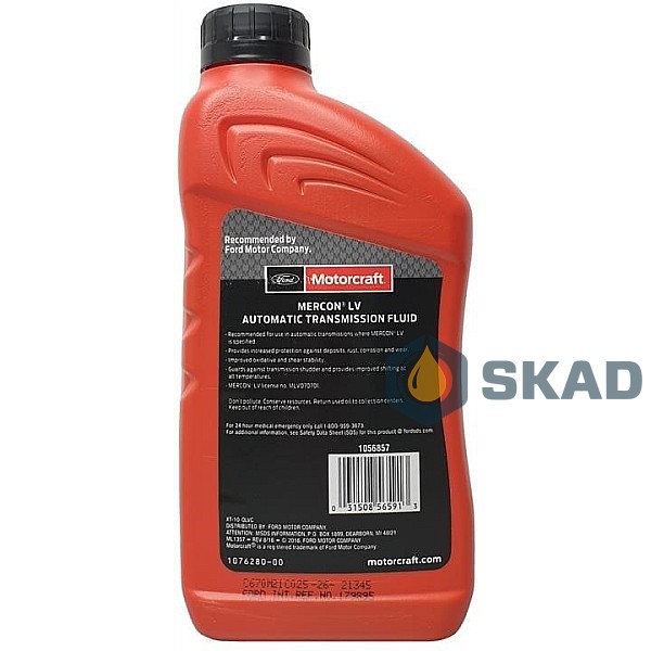 Motorcraft Mercon LV ATF, 946 ml XT10-QLVC