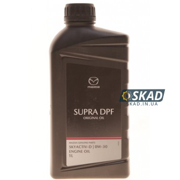 Моторное масло Mazda Original Oil Supra DPF 0W-30, 1 л. 0W3001DPF-1