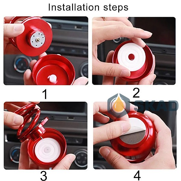 levitating car air freshener. (Black) 6726