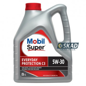 Моторна олива Mobil Super Everyday Protection C3 5W-30 4л