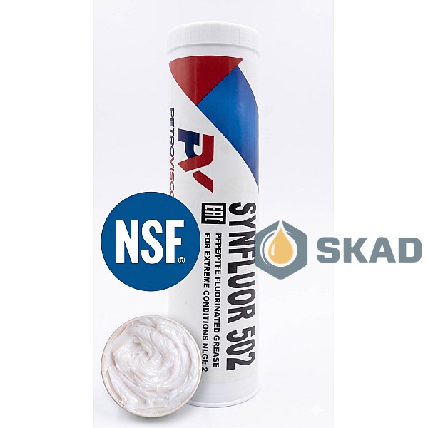 GREXX SYNFLUOR 502,Food-grade high-temperature Teflon grease: 0.800 kg. PTFE grx-502