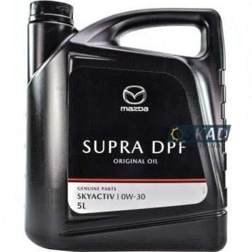 Моторное масло Mazda Original Oil Supra DPF 0W-30, 5 л. 0W3005DPF