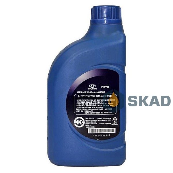 Mobis Hyundai/Kia ATF SP-III (Lock-Up CLUTCH) 80W, 1L 04500-00100