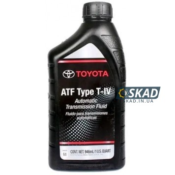 Трансмиссионное масло Toyota ATF Type T-IV, 946 мл. 00279-000T4