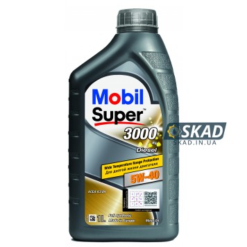 Моторна олива Mobil Super 3000 X1 Diesel 5W-40 1л 152573