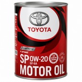 Toyota Synthetic Motor Oil SP/GF6A, 0W-20 (Japan), 1л.