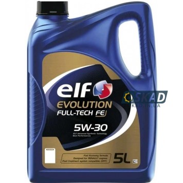 Моторное масло Elf Evolution FULL-TECH FE 5W-30, 5 л. 213935
