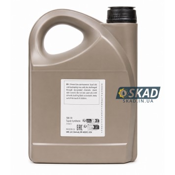 Моторное масло General Motors Super Synthetic 5W-30, 5 л. 93165010-1