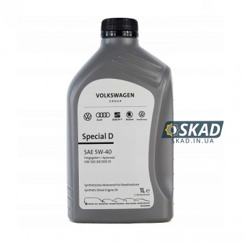 Моторна олива VAG Special D 5W-40, 1 л. GS55505M2