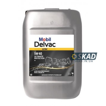Моторна олива Mobil Delvac Ultra 5W-40 Ultimate Protection V1 20 л. 157408