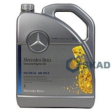 Mercedes-Benz Genuine Engine Oil 5W-40, MB 229.5, 5L