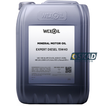 Моторное масло Wexoil Expert Diesel 10W-40 20 л sng-5474