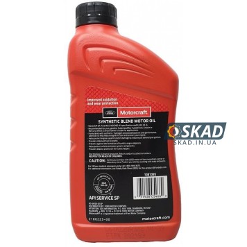 Моторна олива Motorcraft Ford Synthetic Blend Motor Oil 5W-20, 946 мл. XO5W20-Q1SP-1