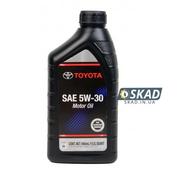 Моторное масло Toyota Motor Oil 5W-30, 946 мл. 00279-1QT5W