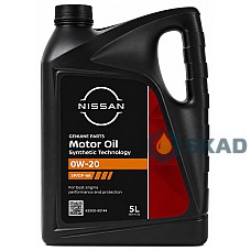 Nissan Motor Oil 0W-20, 5L
