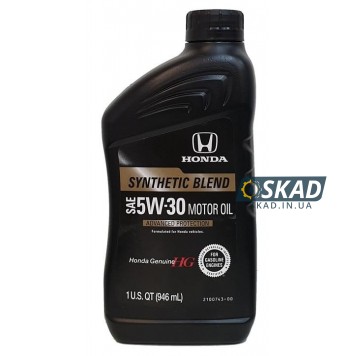 Моторное масло Honda SYNTHETIC BLEND SP/GF-6 5W-30, 946 мл. (Japan) 08798-9134