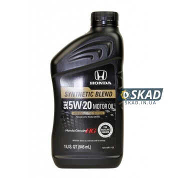 Моторное масло Honda SYNTHETIC BLEND SP/GF-6 5W-20, 946 мл. (Japan) 08798-9132