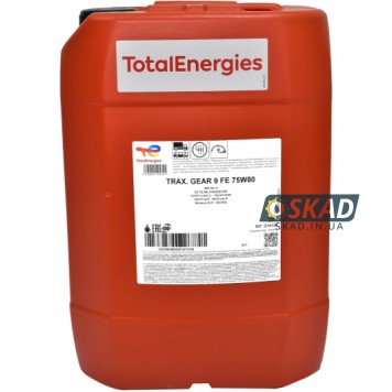 Трансмісійна олива Total Traxium Gear 9 FE 75W-80, 20 л. 214138