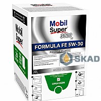 Mobil Super 3000 x1 Formula FE 5W-30, 20L (bag in box)