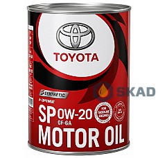 Toyota Synthetic Motor Oil SP/GF6A, 0W-20 (Japan), 1L