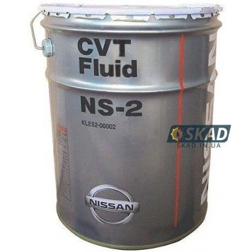 Трансмиссионное масло Nissan CVT NS-2 (Japan), 20л. KLE52-00002