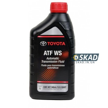 Трансмиссионное масло Toyota ATF WS, 946 мл. 00289-ATFWS