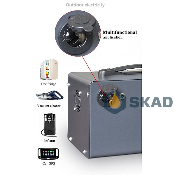 Зарядная станция 1000w портативная электростанция, повербанк с розеткой 220в 6598_1
