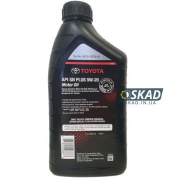 Моторна олива Toyota Motor Oil 5W-20, 1 л. 00279-1QT20-1