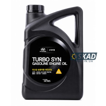 Моторное масло Mobis Hyundai/KIA Turbo SYN Gasoline 5W-30, 4 л. 05100-00441