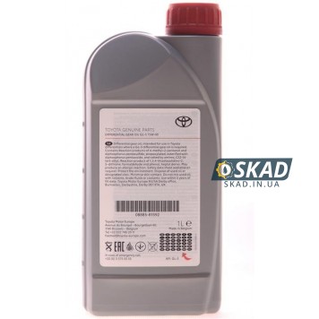 Трансмиссионное масло Toyota Differential Gear Oil 75W-90, 1 л. 08885-81592-1