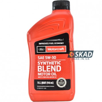Моторна олива Motorcraft Ford Synthetic Blend Motor Oil 5W-30, 946 мл. XO5W30-Q1SP