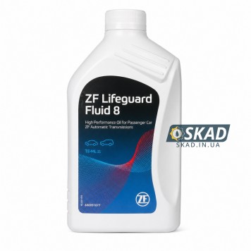 Трансмиссионное масло ZF Lifeguard Fluid 8, 1 л. S671.090.312