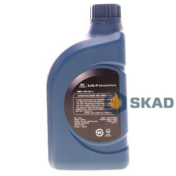 Mobis Hyundai/KIA PSF III SAE 80 (Yellow), 1L 03100-00110