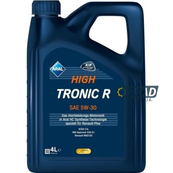 Моторное масло Aral HighTronic R 5W-30 4 л. 15F45A