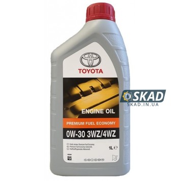 Моторное масло Toyota Premium FE 0W-30 3WZ/4WZ, 1 л. 08880-83639