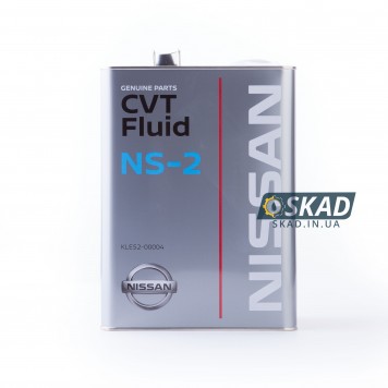 Трансмиссионное масло Nissan CVT NS-2, 4л. (Japan) KLE52-00004