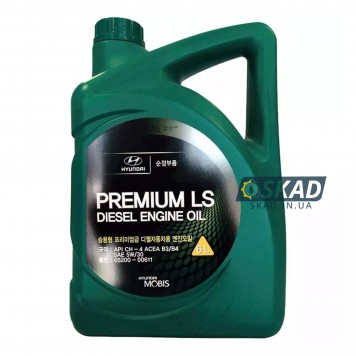 Моторное масло Mobis Hyundai/Kia Premium LS Diesel 5W-30, 6 л. 05200-00611